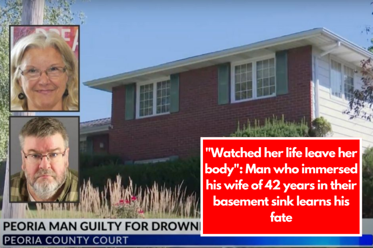 “Watched her life leave her body”: Man who immersed his wife of 42 years in their basement sink learns his fate