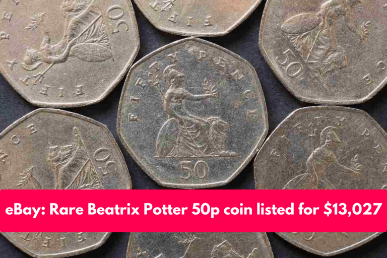 eBay: Rare Beatrix Potter 50p coin listed for $13,027