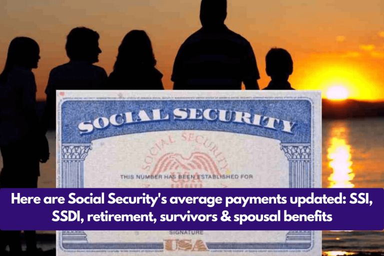 Here are Social Security’s average payments updated: SSI, SSDI, retirement, survivors & spousal benefits