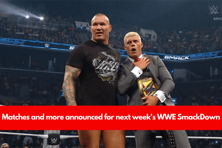 Matches and more announced for next week’s WWE SmackDown