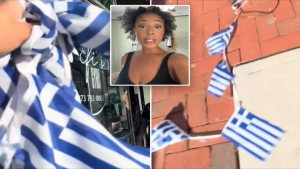 SMH: Black TikToker Arrested After Mistaking Greek Flags for Israeli, Vandalizing New Jersey Restaurant