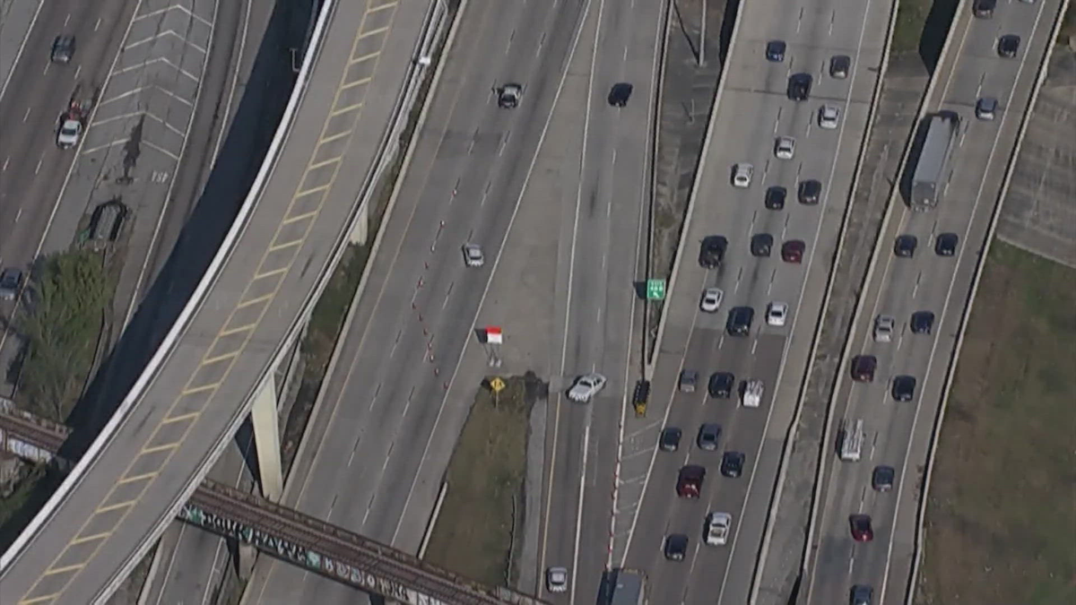 Houston’s Katy Freeway Temporarily Closed After Man Jumps from Bridge, Strikes Car Below