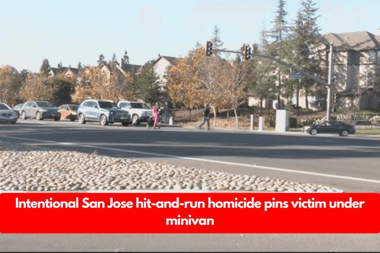 Intentional San Jose hit-and-run homicide pins victim under minivan