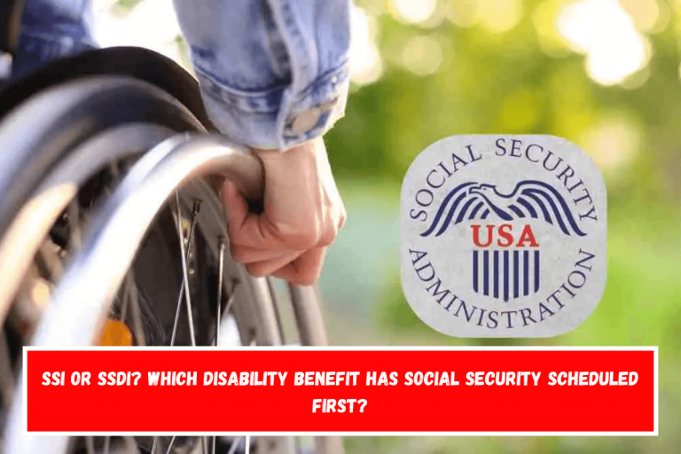 SSI or SSDI? Which disability benefit has Social Security scheduled first?