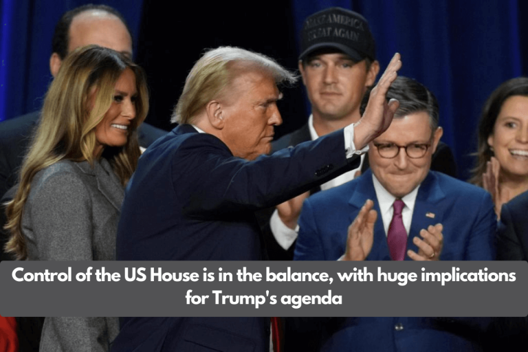 Control of the US House is in the balance, with huge implications for Trump’s agenda