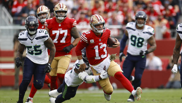 49ers QB Brock Purdy remains severely limited by injured throwing shoulder