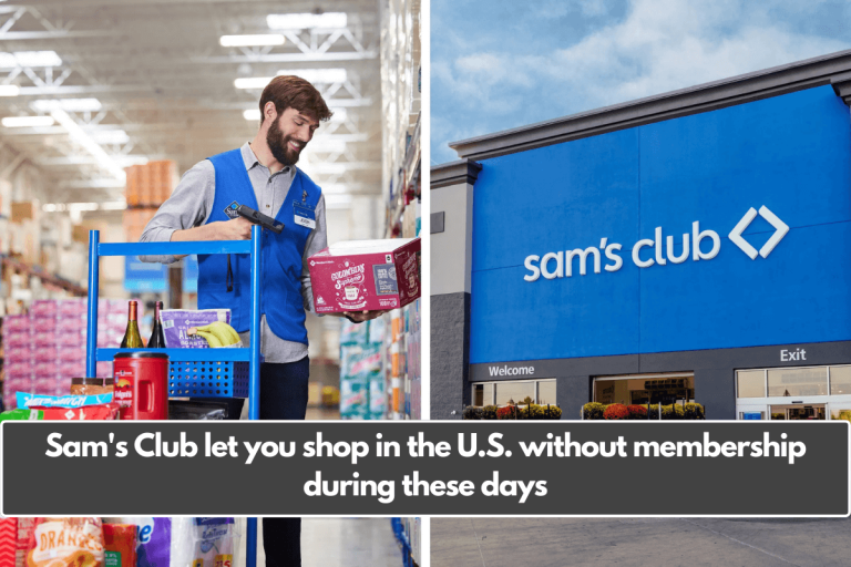 Sam’s Club let you shop in the U.S. without membership during these days