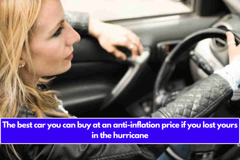 The best car you can buy at an anti-inflation price if you lost yours in the hurricane