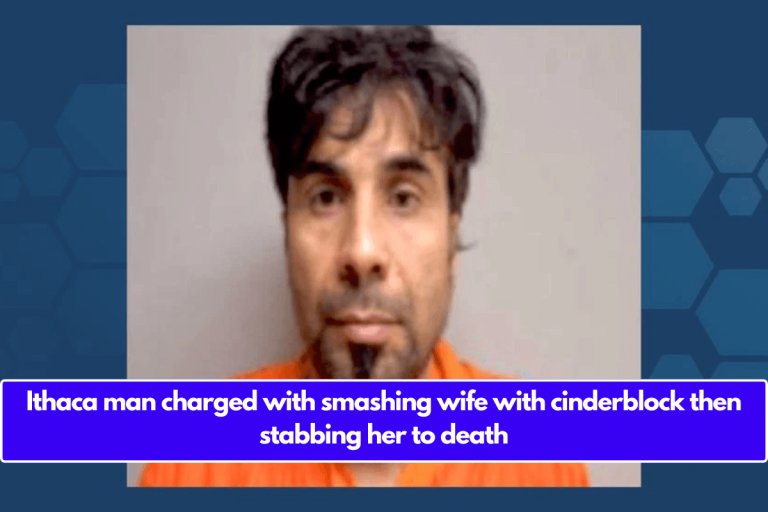 Ithaca man charged with smashing wife with cinderblock then stabbing her to death