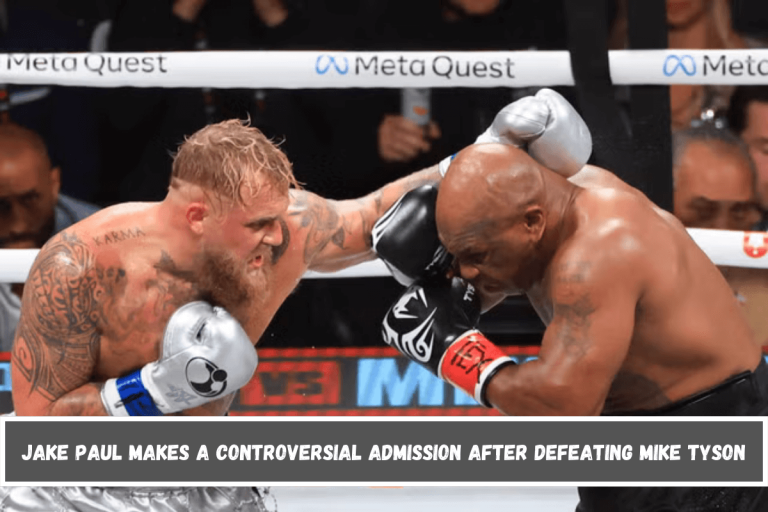 Jake Paul makes a controversial admission after defeating Mike Tyson