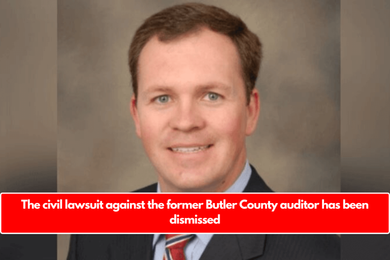 The civil lawsuit against the former Butler County auditor has been dismissed