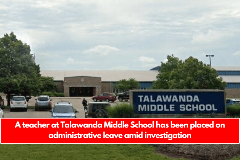 A teacher at Talawanda Middle School has been placed on administrative leave amid investigation