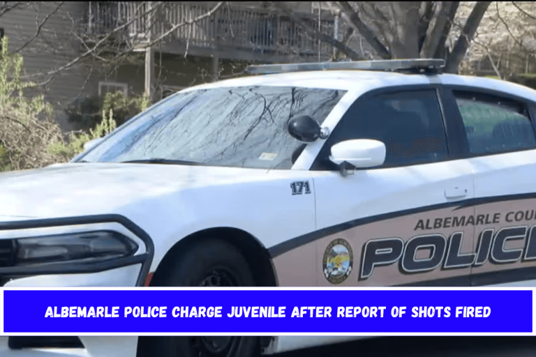 Albemarle Police Charge Juvenile After Report of Shots Fired