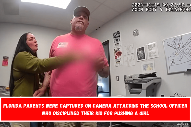 Florida parents were captured on camera attacking the school officer who disciplined their kid for pushing a girl