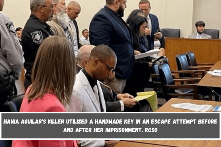 Hania Aguilar’s killer utilized a handmade key in an escape attempt before and after her imprisonment. RCSO