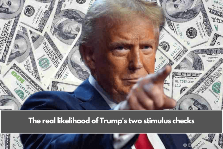 The real likelihood of Trump’s two stimulus checks