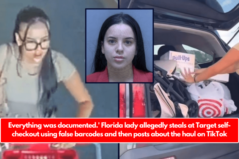 Everything was documented.’ Florida lady allegedly steals at Target self-checkout using false barcodes and then posts about the haul on TikTok