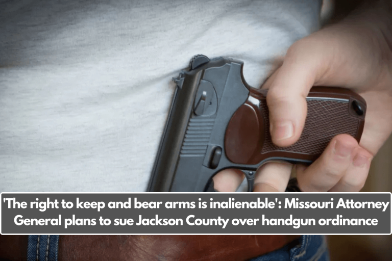 ‘The right to keep and bear arms is inalienable’: Missouri Attorney General plans to sue Jackson County over handgun ordinance