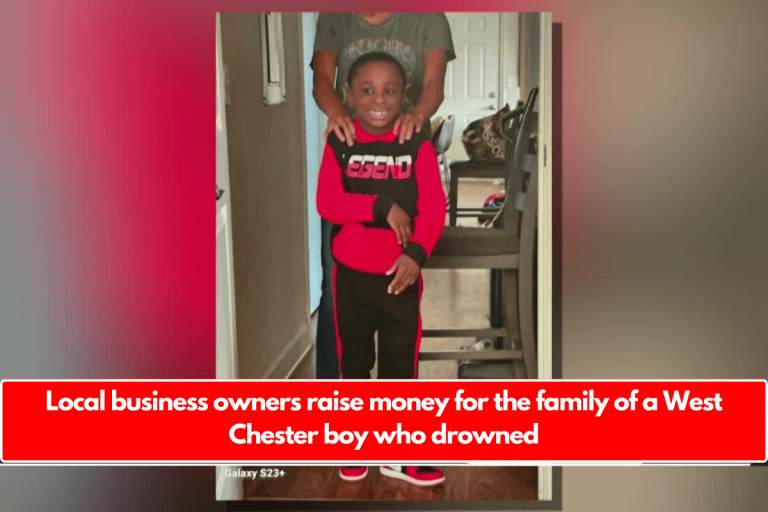 Local business owners raise money for the family of a West Chester boy who drowned