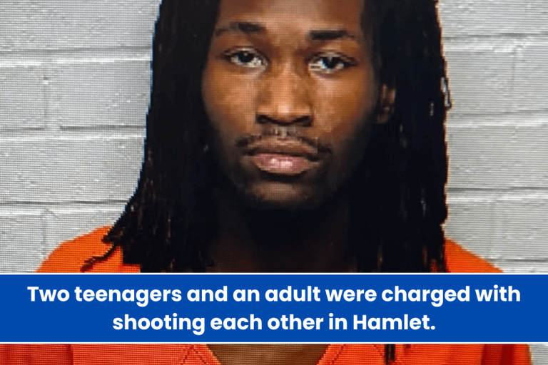 Two teenagers and an adult were charged with shooting each other in Hamlet.