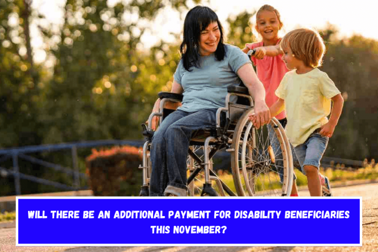 Will there be an additional payment for disability beneficiaries this November?