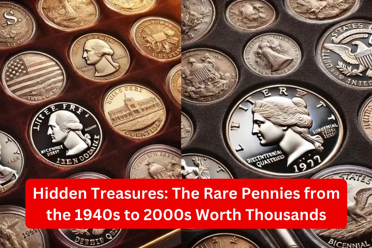 Hidden Treasures: The Rare Pennies from the 1940s to 2000s Worth Thousands